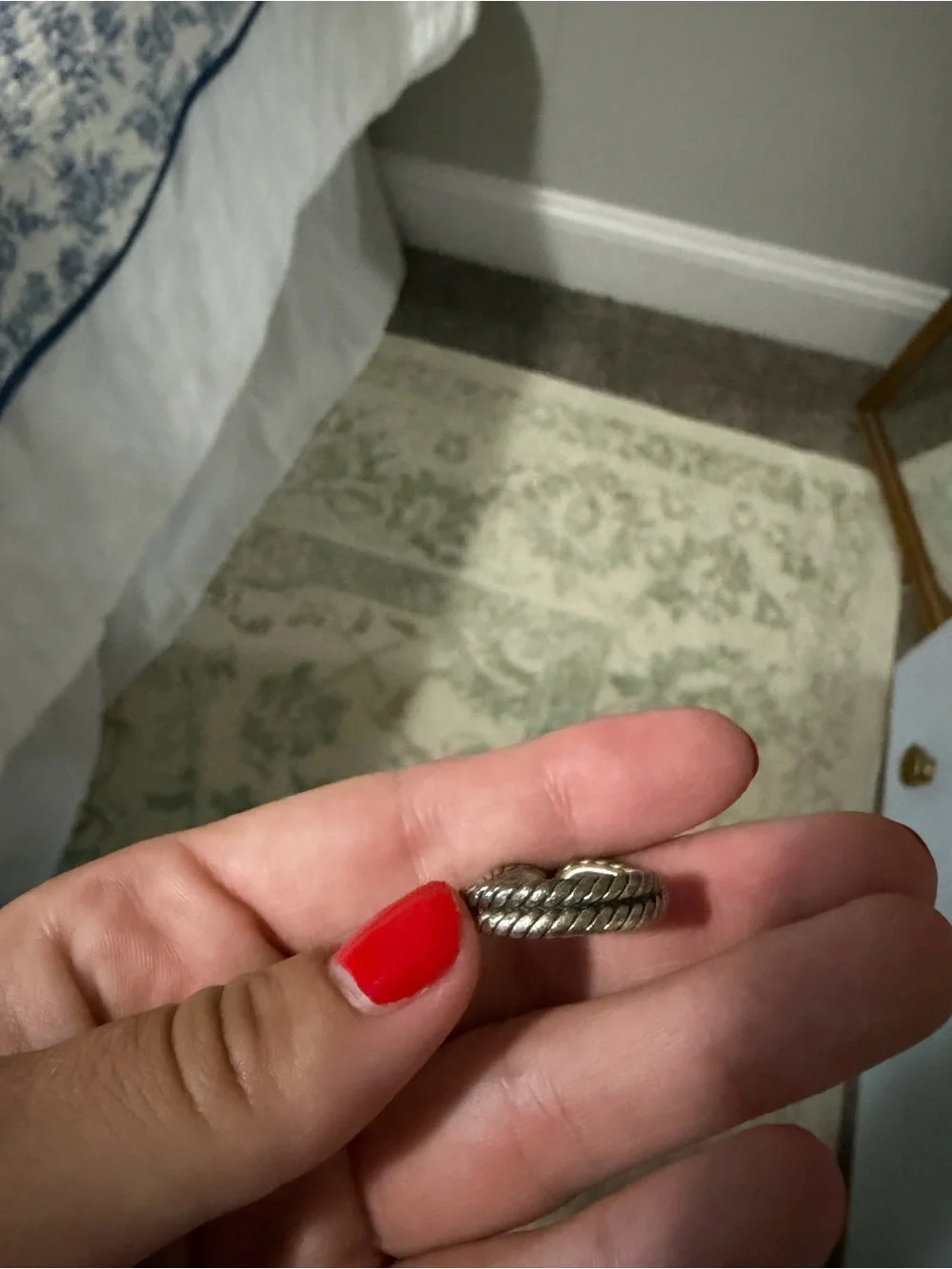 David Yurman Silver-Tone Knot Ring - Elegant Women’s Jewelry